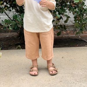 Zara Boys Wide Leg Cropped Sweats